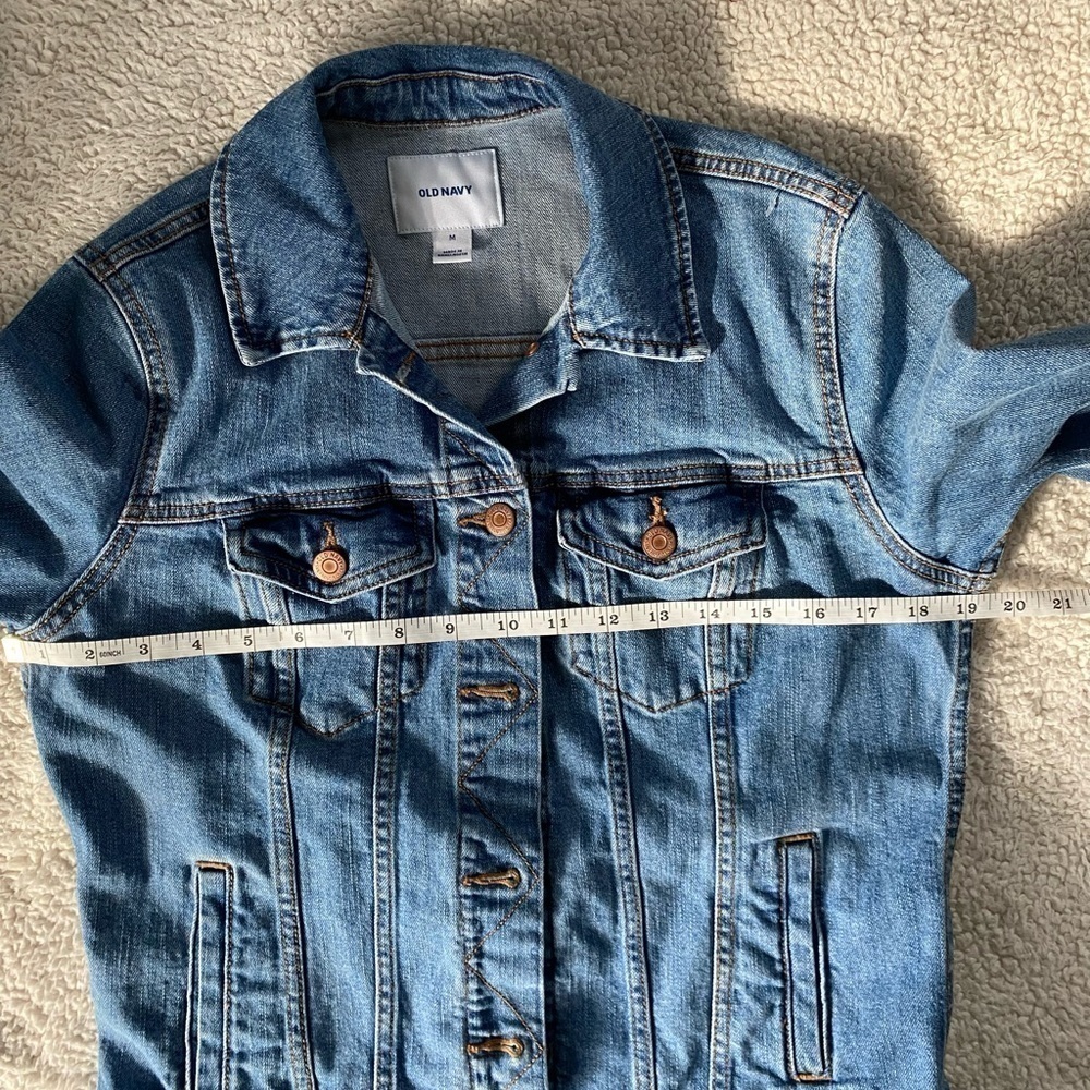 Classic Women Cropped Cowgirlcore Jean Jacket- Medium - Picture 9 of 11